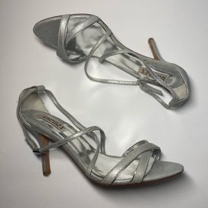 Badgley mischka Silver Heels
